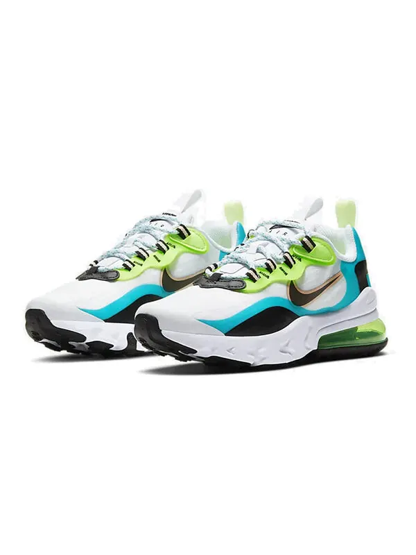 Кроссовки air max 270 react se Nike — изображение 3 из 4, голубой/черный/зеленый