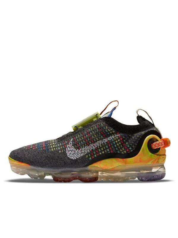 Кроссовки air vapormax 2020 flyknit Nike — изображение 1 из 4, серый/желтый
