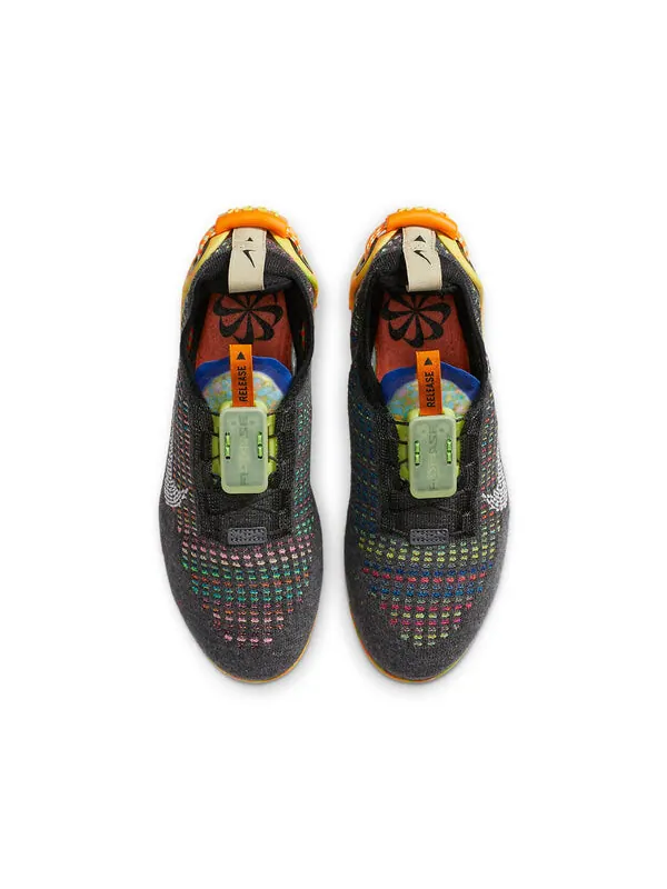 Кроссовки air vapormax 2020 flyknit Nike — изображение 4 из 4, серый/желтый