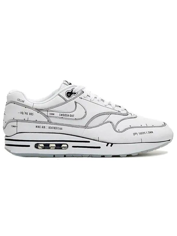Кроссовки air max 1 Nike — изображение 2 из 4, белый-черный