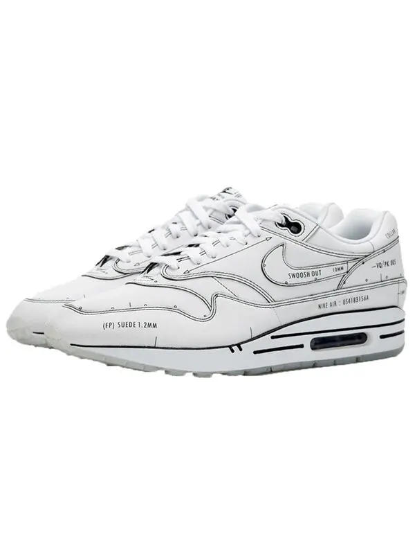 Кроссовки air max 1 Nike — изображение 3 из 4, белый-черный