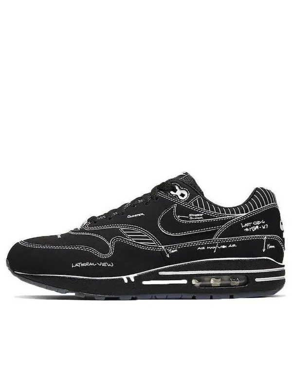 Кроссовки air max 1 'sketch to shelf - black' Nike — изображение 1 из 4, белый