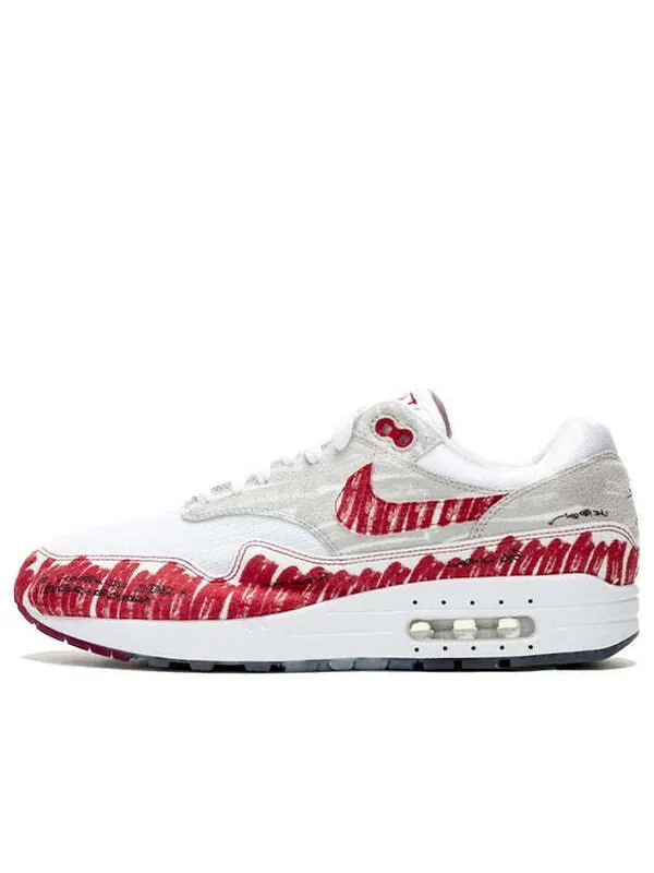 Кроссовки air max 1 Nike — изображение 1 из 4, белый/красный