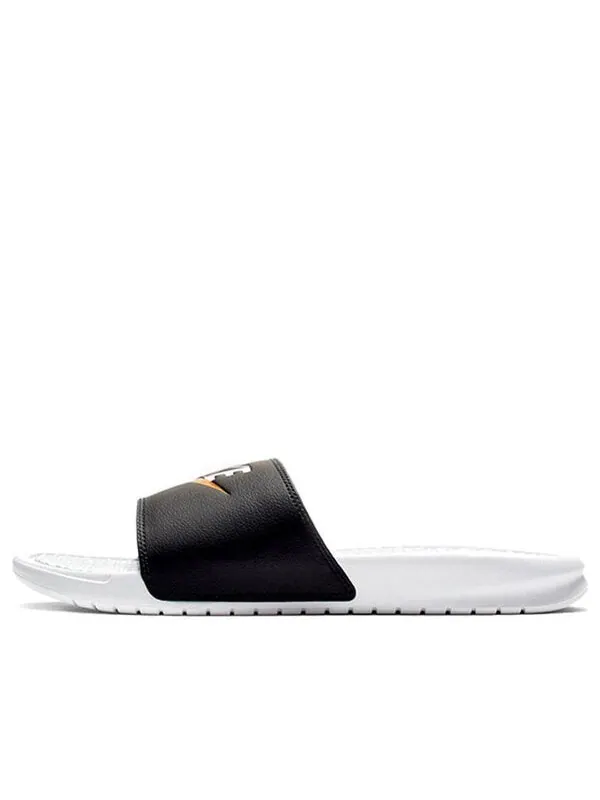 Тапочки benassi jdi mismatch 'black' Nike — изображение 1 из 4, черный/мульти--белый