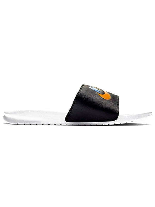 Тапочки benassi jdi mismatch 'black' Nike — изображение 2 из 4, черный/мульти--белый