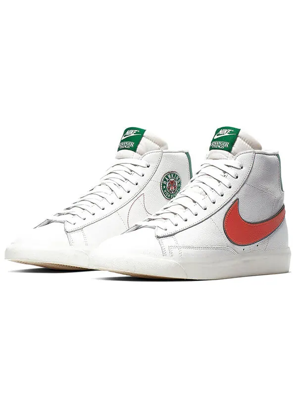 Кроссовки странные дела x блейзер средний Nike — изображение 3 из 4, белый/-зеленый