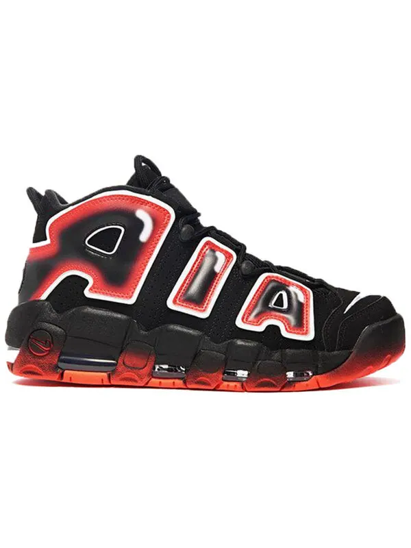 Кроссовки Air More Uptempo 96 Nike — изображение 2 из 4, черный/красный
