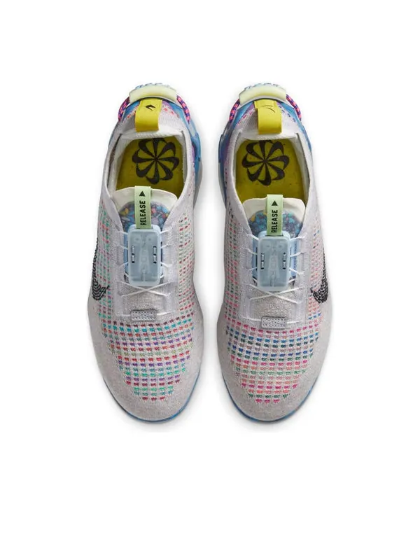Кроссовки air vapormax 2020 flyknit 'multi-color' Nike — изображение 4 из 4, платиновый/черный/мульти