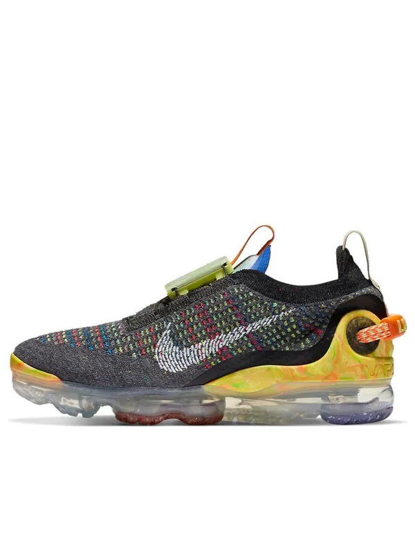 Кроссовки air vapormax 2020 flyknit Nike — изображение 1 из 4, серый/желтый
