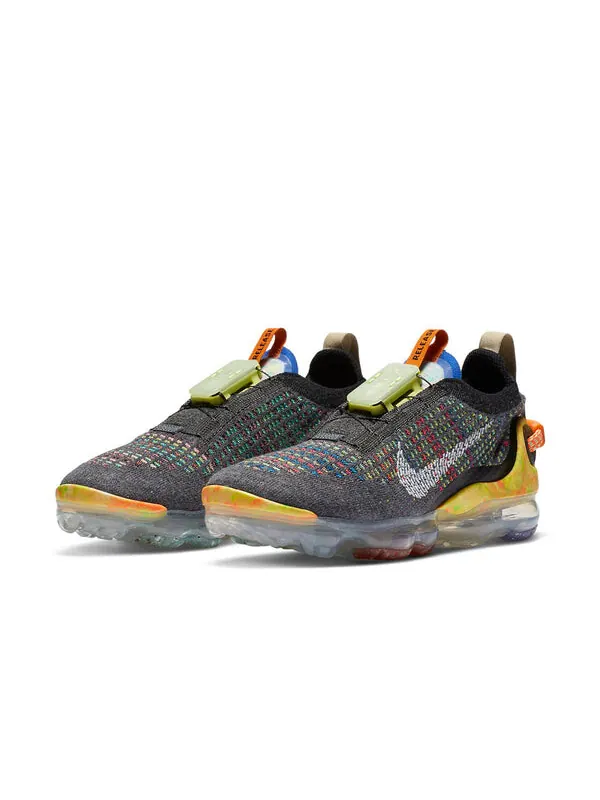 Кроссовки air vapormax 2020 flyknit Nike — изображение 3 из 4, серый/желтый