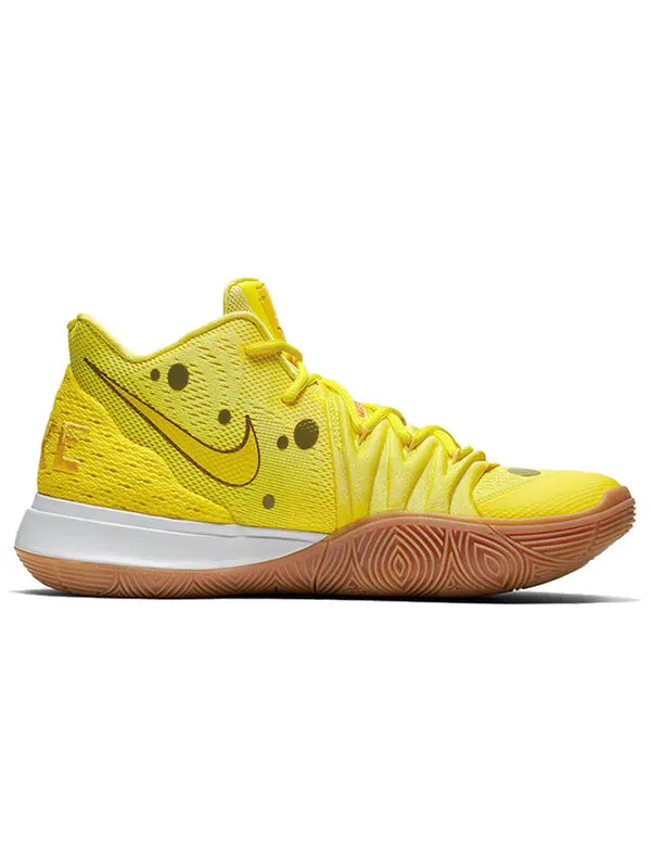 Кроссовки spongebob squarepants x kyrie 5 'spongebob' Nike — изображение 2 из 4, желтый/белый