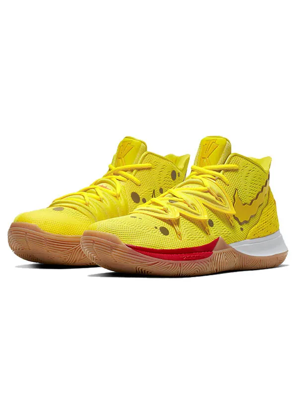Кроссовки spongebob squarepants x kyrie 5 'spongebob' Nike — изображение 3 из 4, желтый/белый