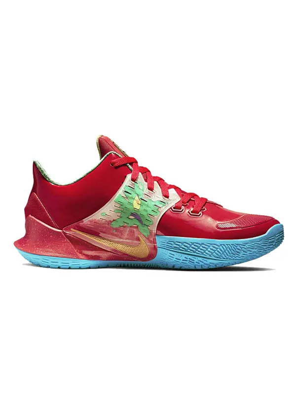 Кроссовки губка боб квадратные штаны x kyrie low 2 ep Nike — изображение 2 из 4, красный