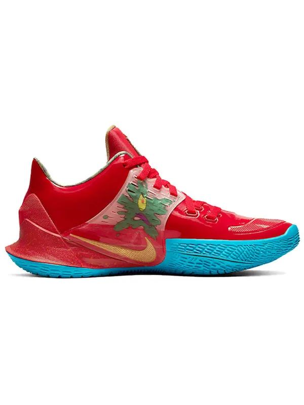 Кроссовки губка боб квадратные штаны x kyrie low 2 Nike — изображение 2 из 4, красный
