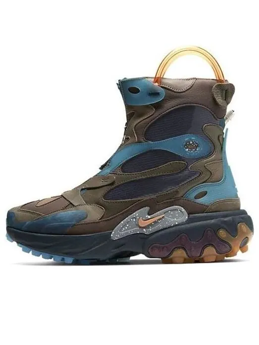 Кроссовки Undercover x React Boot Nike — изображение 1 из 4, коричневый/синий/желтый
