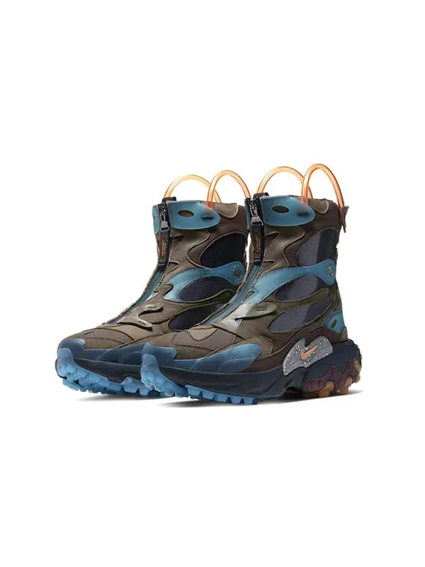 Кроссовки Undercover x React Boot Nike — изображение 3 из 4, коричневый/синий/желтый