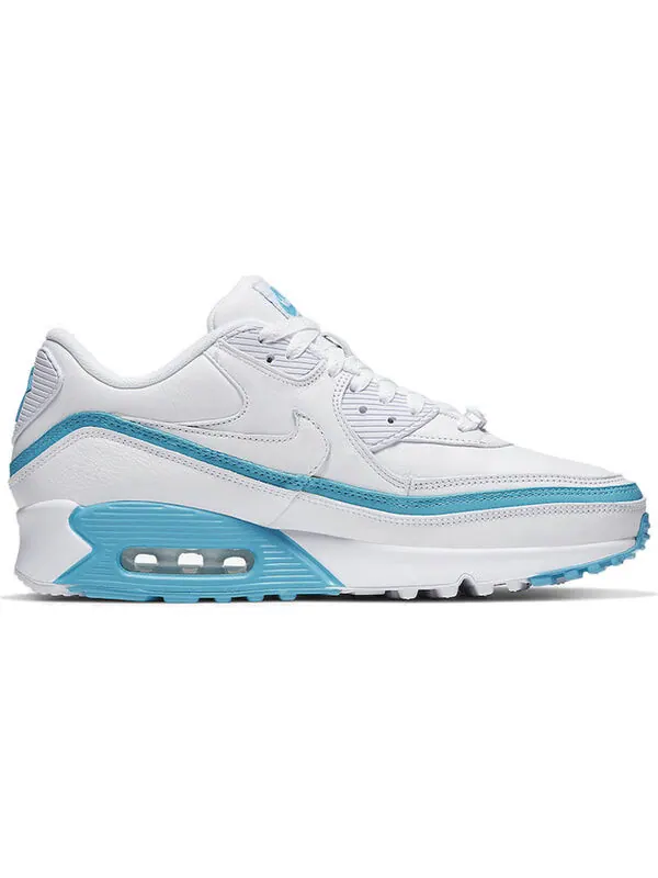 Кроссовки x unfeated air max 90 Nike — изображение 2 из 4, белый/синий
