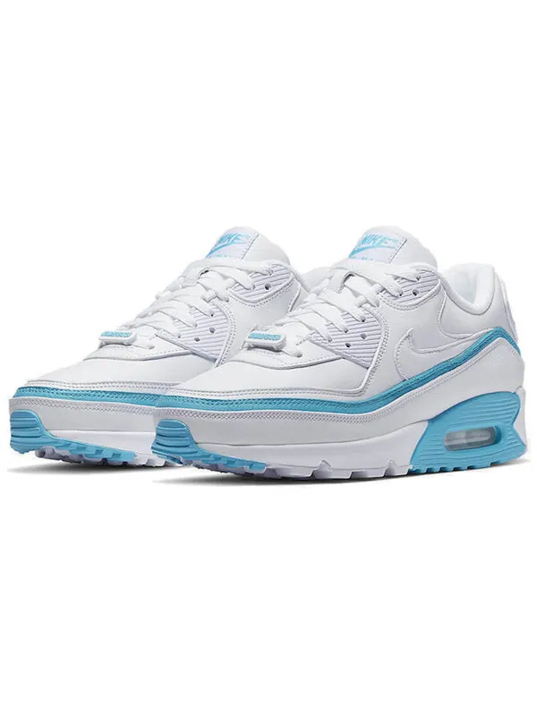 Кроссовки x unfeated air max 90 Nike — изображение 3 из 4, белый/синий