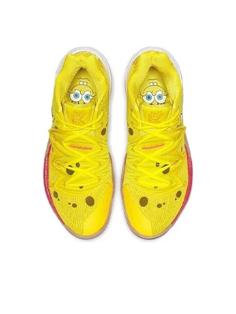 Кроссовки spongebob squarepants x kyrie 5 'spongebob' Nike — изображение 3 из 4, желтый/белый