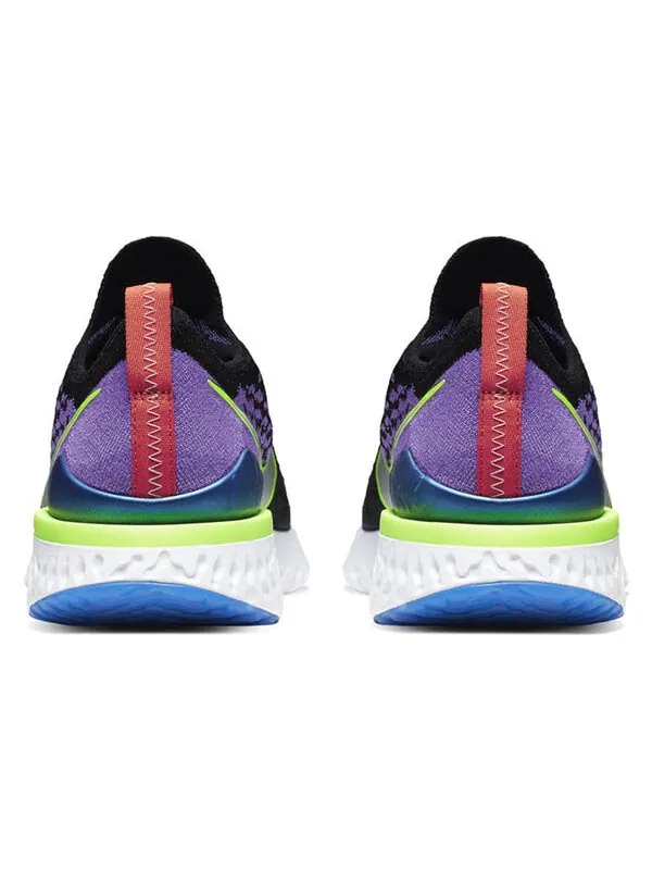 Кроссовки epic react flyknit 2 Nike — изображение 4 из 4, черный/серебристый-белый