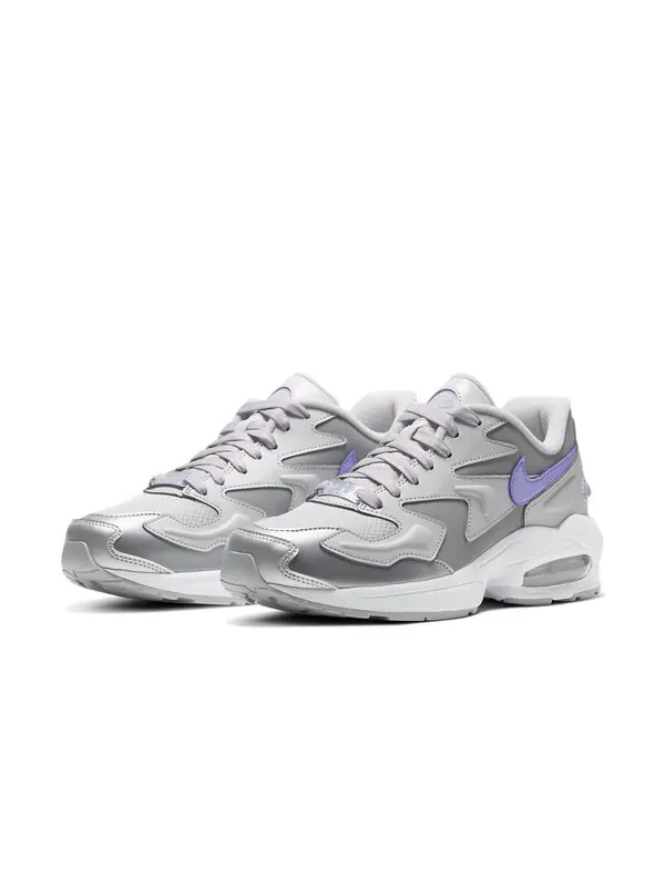 Кроссовки air max 2 light se Nike — изображение 3 из 4, серебристый/белый