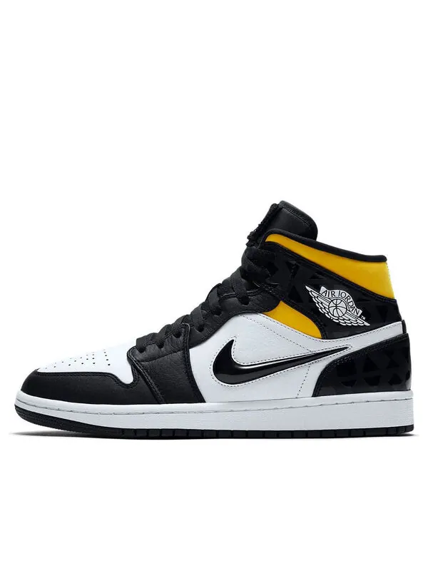 Кроссовки 1 средние Air Jordan — изображение 1 из 4, белый/черный-мульти
