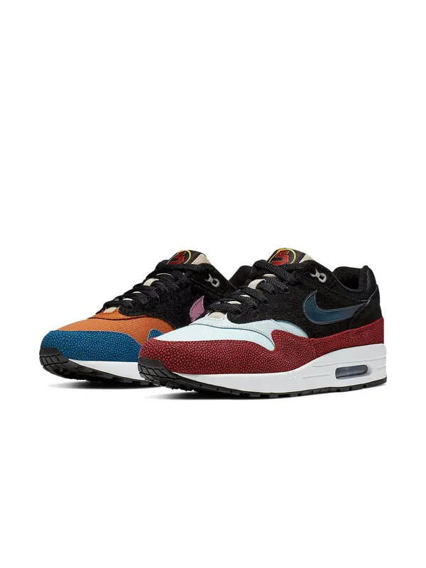 Кроссовки x de'aaron fox air max 1 'swipa' Nike — изображение 3 из 4, красный/синий