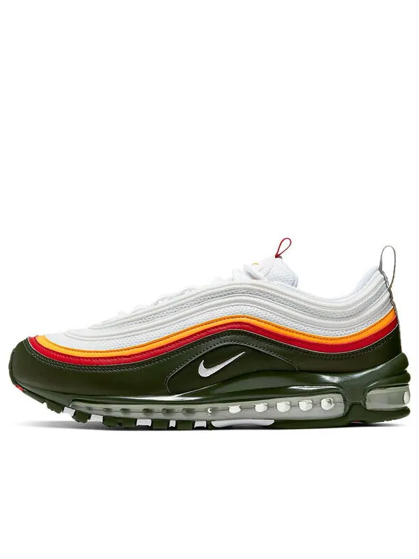 Кроссовки air max 97 se Nike — изображение 1 из 4, белый/зеленый/желтый