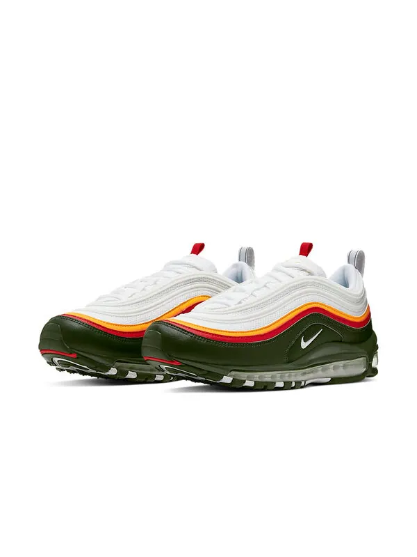 Кроссовки air max 97 se Nike — изображение 3 из 4, белый/зеленый/желтый
