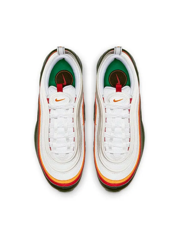 Кроссовки air max 97 se Nike — изображение 4 из 4, белый/зеленый/желтый