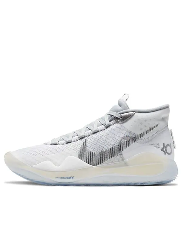 Кроссовки zoom kd 12 Nike — изображение 1 из 4, белый/серый