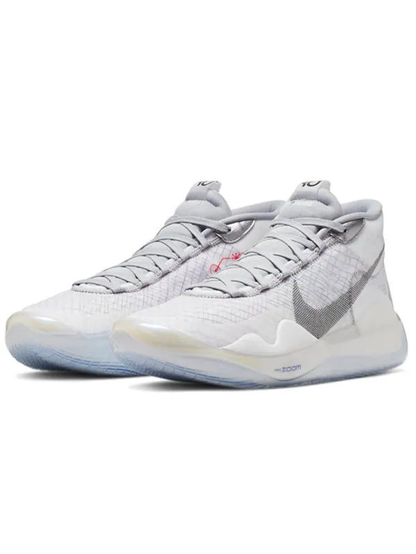 Кроссовки zoom kd 12 Nike — изображение 3 из 4, белый/серый