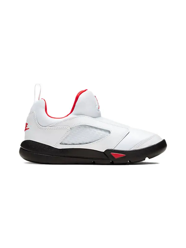 Кроссовки 5 ретро маленький флекс Air Jordan — изображение 2 из 4, белый/красный-черный
