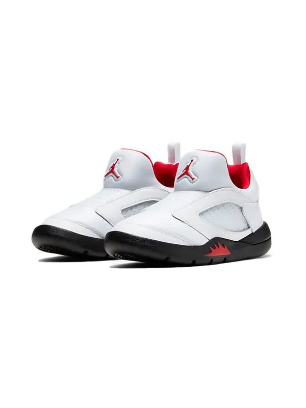 Кроссовки 5 ретро маленький флекс Air Jordan — изображение 3 из 4, белый/красный-черный