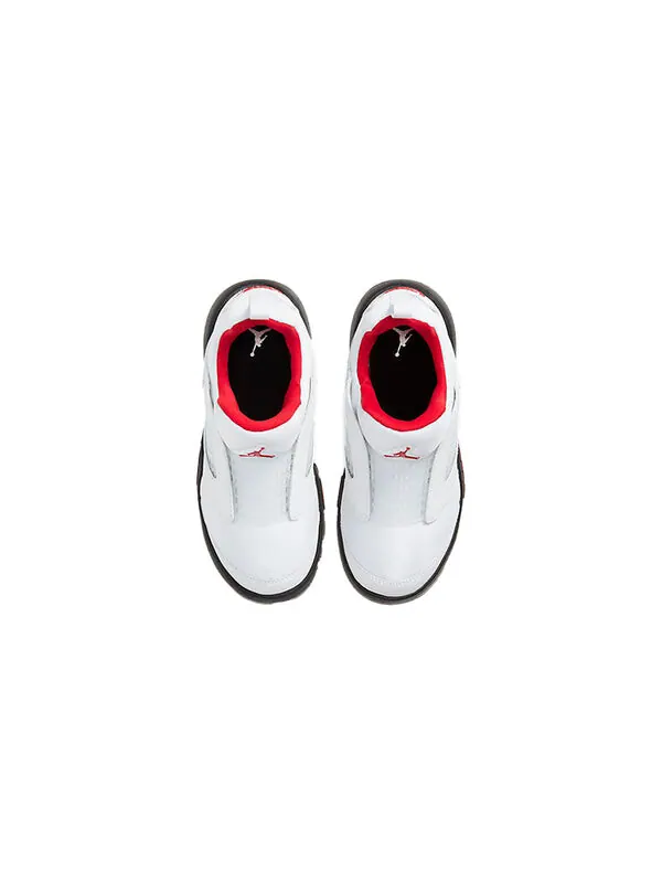 Кроссовки 5 ретро маленький флекс Air Jordan — изображение 4 из 4, белый/красный-черный