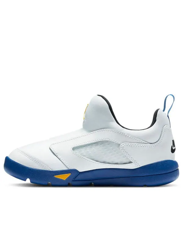 Кроссовки 5 ретро маленький флекс Air Jordan — изображение 1 из 4, синий/желтый