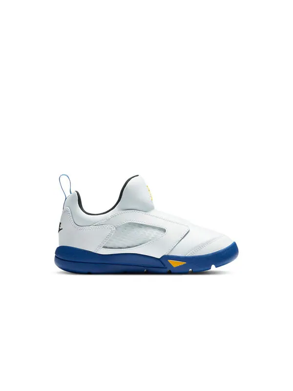 Кроссовки 5 ретро маленький флекс Air Jordan — изображение 2 из 4, синий/желтый