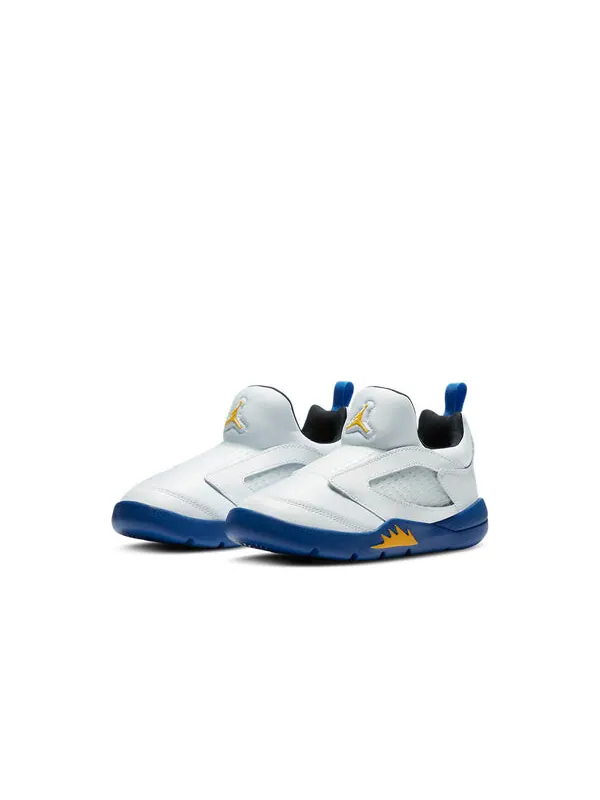 Кроссовки 5 ретро маленький флекс Air Jordan — изображение 3 из 4, синий/желтый
