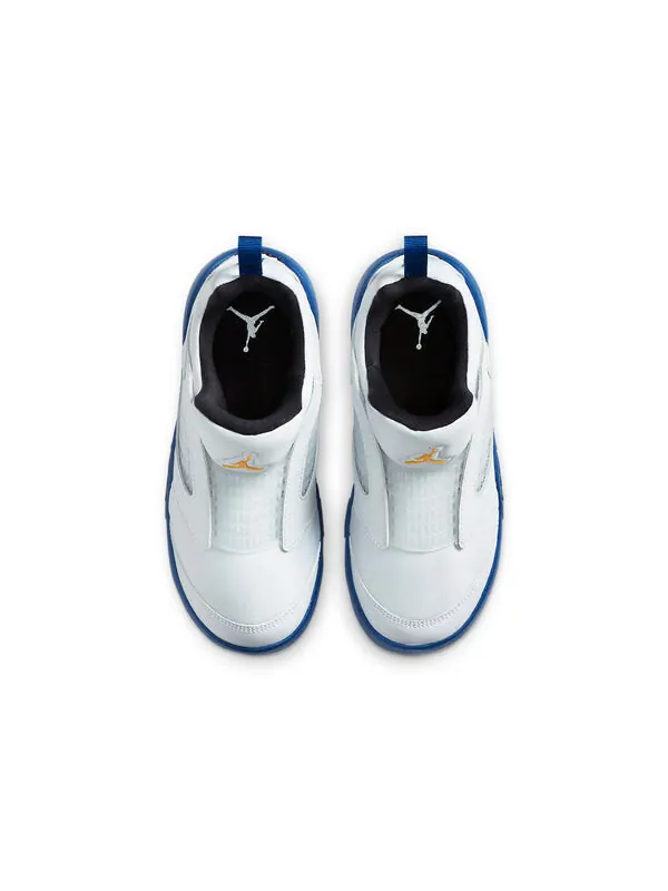 Кроссовки 5 ретро маленький флекс Air Jordan — изображение 4 из 4, синий/желтый