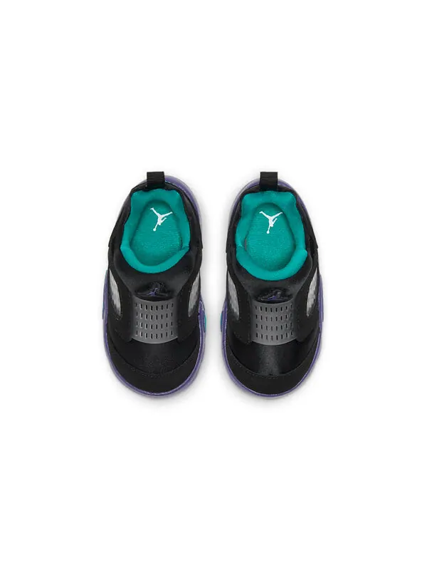 Кроссовки 5 ретро маленький флекс Air Jordan — изображение 4 из 4, черный/фиолетовый