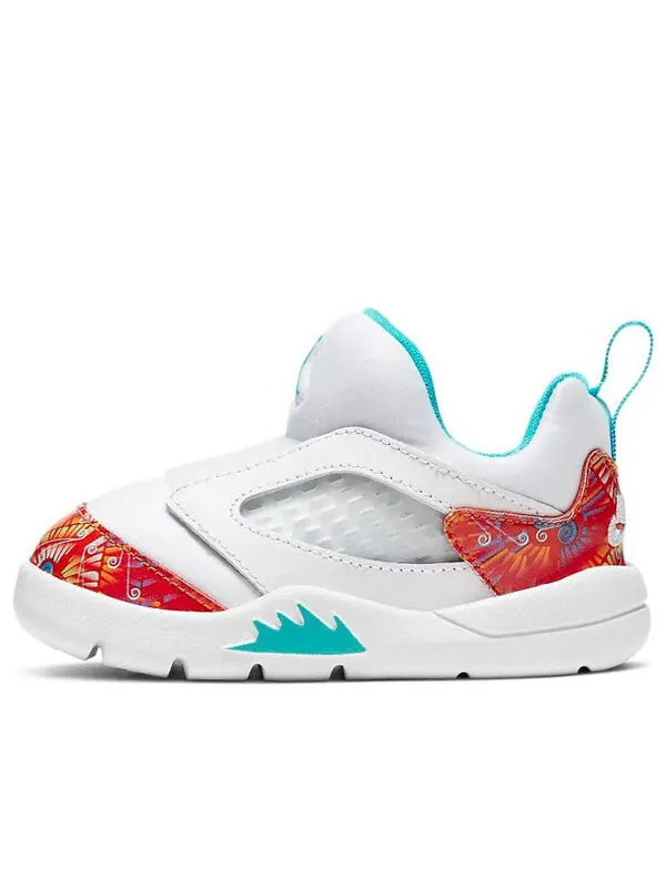 Кроссовки 5 ретро маленький флекс Air Jordan — изображение 1 из 4, белый/синий/красный