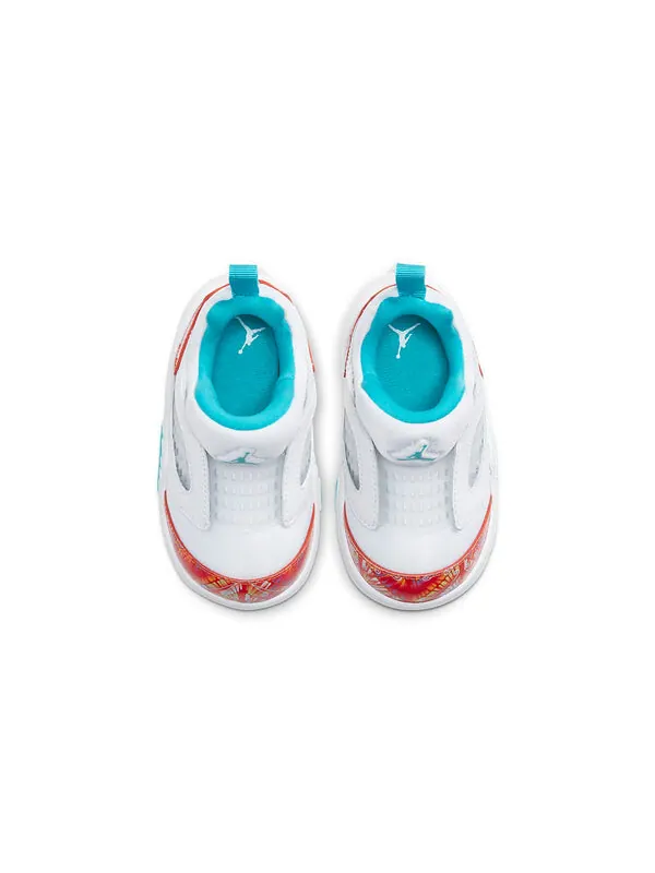Кроссовки 5 ретро маленький флекс Air Jordan — изображение 4 из 4, белый/синий/красный