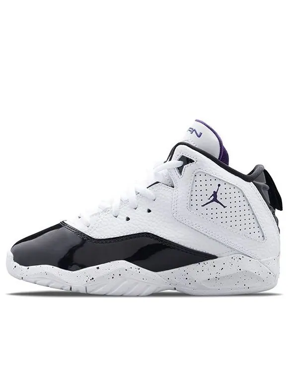 Кроссовки b'loyal 'white court purple' Air Jordan — изображение 1 из 4, белый/черный/фиолетовый
