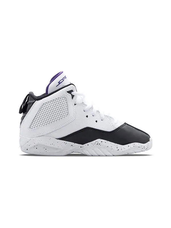Кроссовки b'loyal 'white court purple' Air Jordan — изображение 2 из 4, белый/черный/фиолетовый