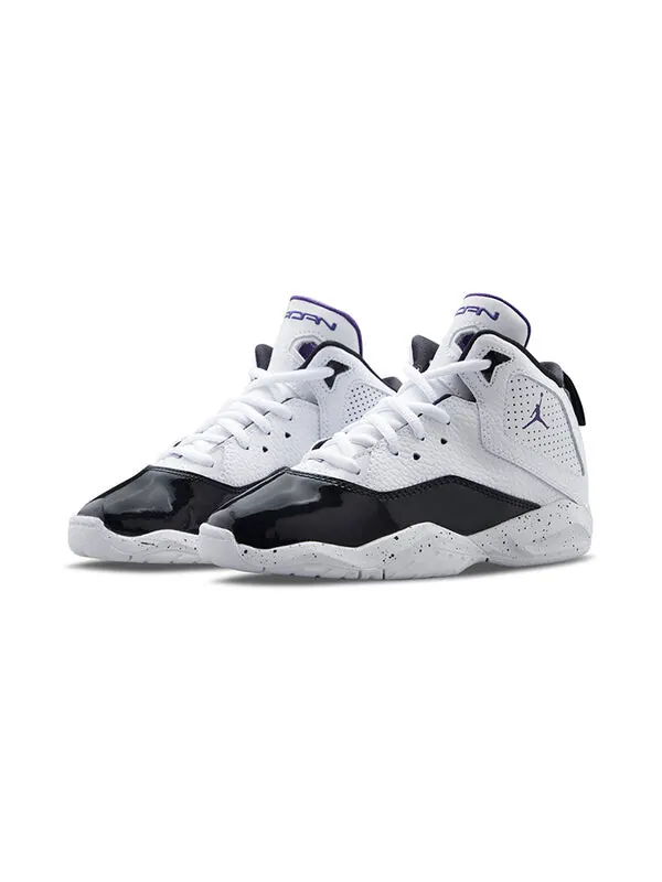 Кроссовки b'loyal 'white court purple' Air Jordan — изображение 3 из 4, белый/черный/фиолетовый