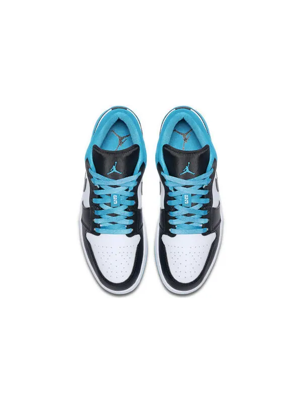 Кроссовки 1 low se Air Jordan — изображение 4 из 4, черный/синий/белый