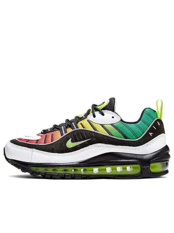 Кроссовки оливия ким x air max 98 Nike — изображение 1 из 4, черный/-белый-желтый