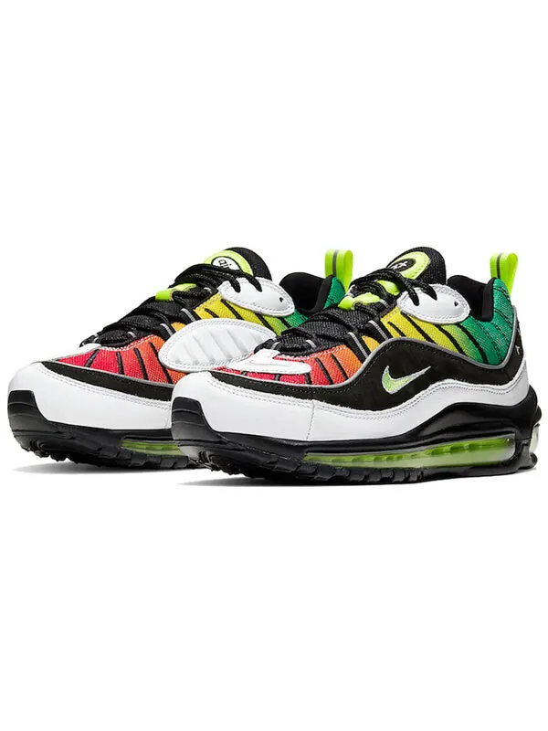 Кроссовки оливия ким x air max 98 Nike — изображение 3 из 4, черный/-белый-желтый