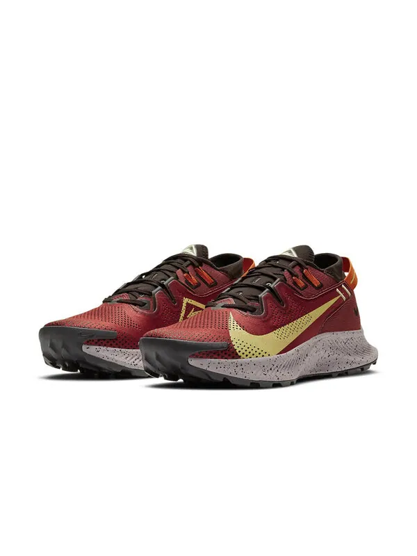 Кроссовки pegasus trail 2 красные Nike — изображение 3 из 4, красный/желтый