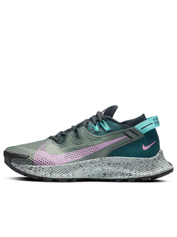 Кроссовки пегас трейл 2 Nike — изображение 1 из 4, серо-фиолетово-зеленый